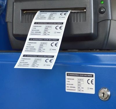 Serial, CE & UL Identification Plates